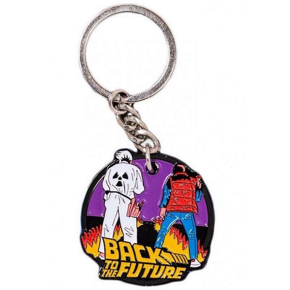BACK TO THE FUTURE バックトゥザフューチャー (劇場公開 40周年 ) - Keyring / 世界限定9,995個 / キーホルダー - PGS